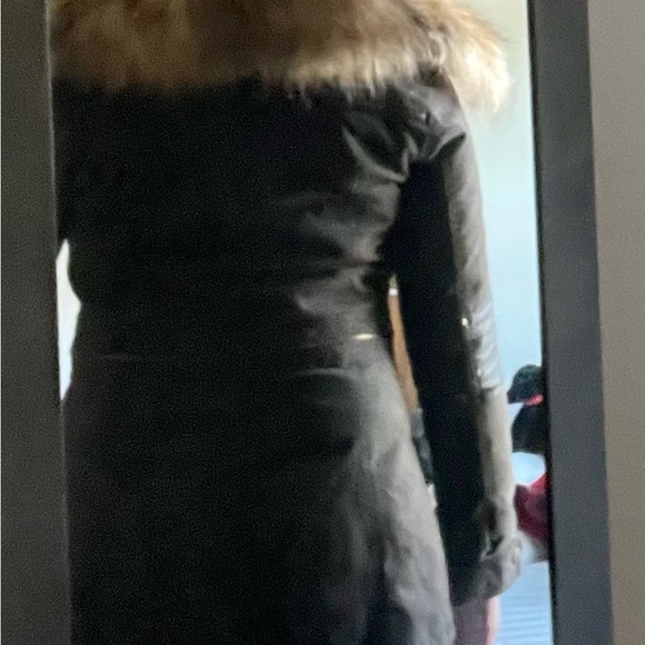 BNCI Faux Fur collar winter coat / parka Utility jacket - Picture 5 of 14